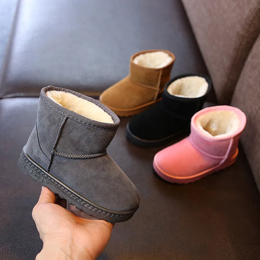 SnuggleStep Kids Plush Boots