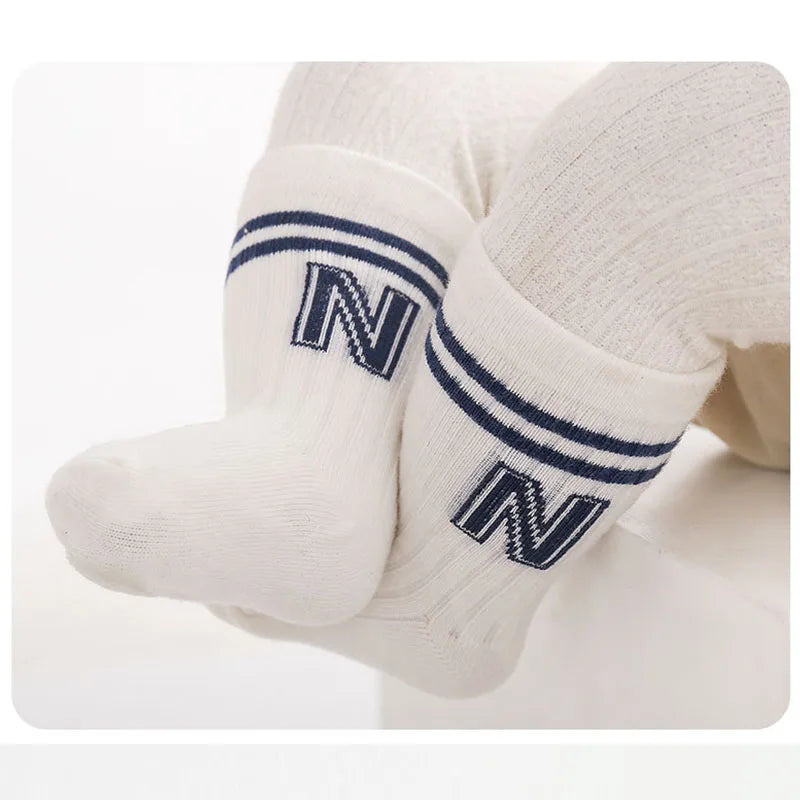 3 Pairs Baby Letter Socks